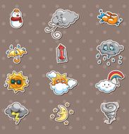 weather stickers N3