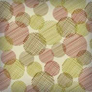Neutral seamless beige texture with transparent rounds