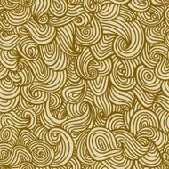 Neutral curly beige seamless texture