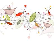 Vector floral background N13