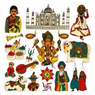 India sketch set N2
