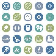 Vector Set of Sport Icons N13