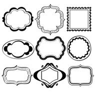 Elegant Ornate frames N14