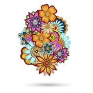 Henna Paisley Mehndi Floral Vector Element