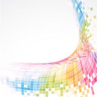 abstract colorful wave check pattern technology background N2