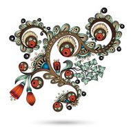 Henna Paisley Mehndi Abstract Vector Element N3