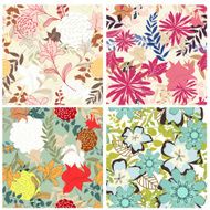 Seamless floral pattern set N11
