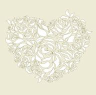 Floral Heart Background N2