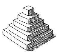 Pyramid Square Drawing