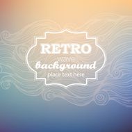 Retro wave background