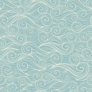 Sea waves seamless pattern N2