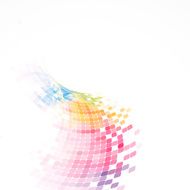 abstract colorful wave check pattern technology background N3