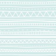 Hand drawn native ornament pattern