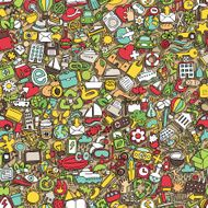 Symbols seamless pattern N4