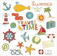 Summer holiday doodle collection N2
