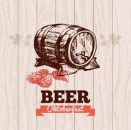 Oktoberfest vintage background N14