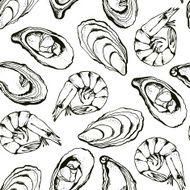 Seafood pattern N2