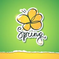 spring illustration vector eps 10 N7