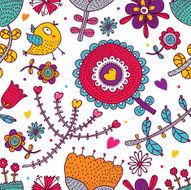 floral seamless pattern N182