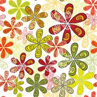 Stylish floral seamless background N2
