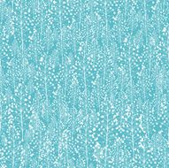 Blue And White Plants Seamless Pattern Background