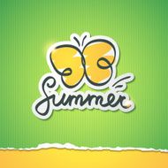 summer illustration vector eps 10 N10