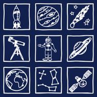 Space and Astronomy Icons N2