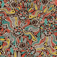 Ethnic seamless pattern N37