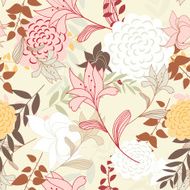 Seamless floral background N65