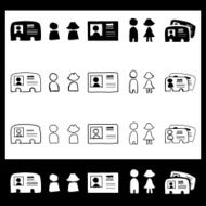 Hand Drawn Identity Icons With Roll Over States