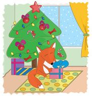 Fox and gifts