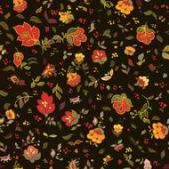 Floral vector seamless pattern N4