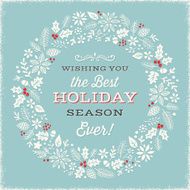 Vintage Holiday Card
