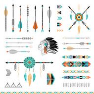 Indian Aztec arrows teepees and embellishments