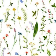 vector seamless watercolor pattern N5