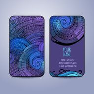 Vector template business cards N4