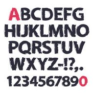 Ink Drawing Alphabet