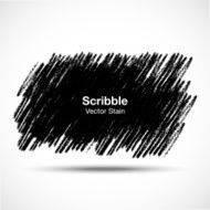 Scribble stain Hand drawn in pencil N6