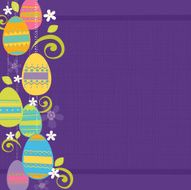 Purple Easter background