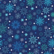 Stars Night Sky Seamless Pattern Background