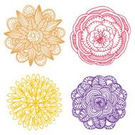 Doodle flowers 1