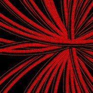 abstract red stripe pattern with black background