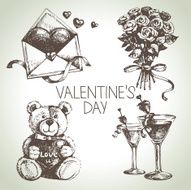 Set of Valentine&#039;s Day N4