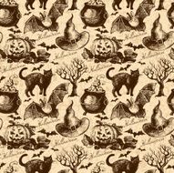 Halloween seamless pattern N26