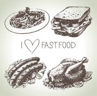 Fast food set N10