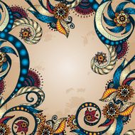 Vector abstract floral decorative background N24