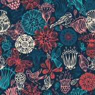 Seamless floral background N70