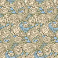 Seamless abstract wave pattern N18
