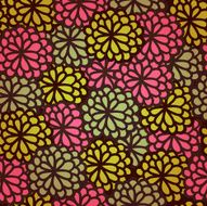 Floral seamless colorful pattern