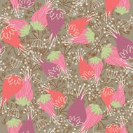 Seamless Floral Pattern N390